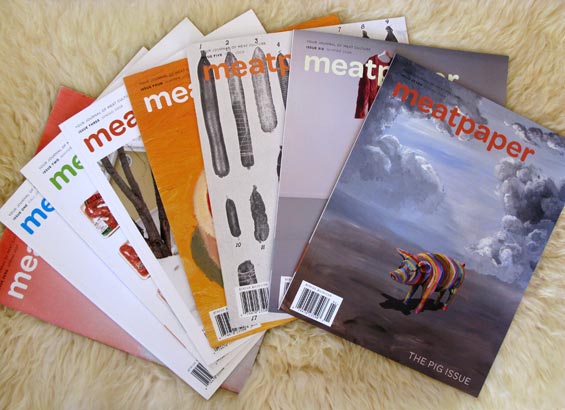 Meatpaper Issues Zero through Seven